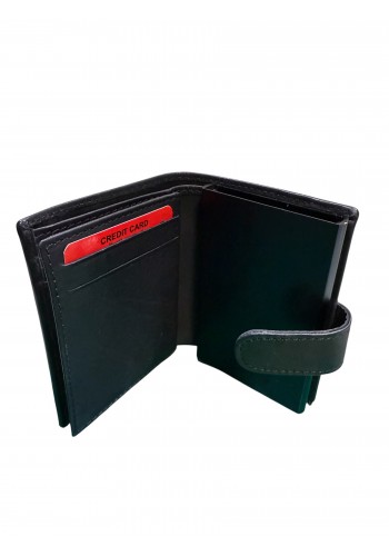 SLIQ/RFID защитен портфейл-визитник за карти и визитки плюс банкноти и монети Унисекс в синьо